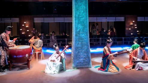 a photo showing the vibes of Beijing's Palace Banquets 宫宴