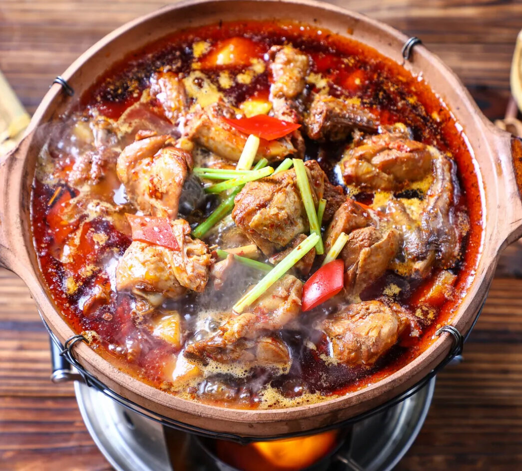 Chicken pot at Liu Amei Chicken Pot